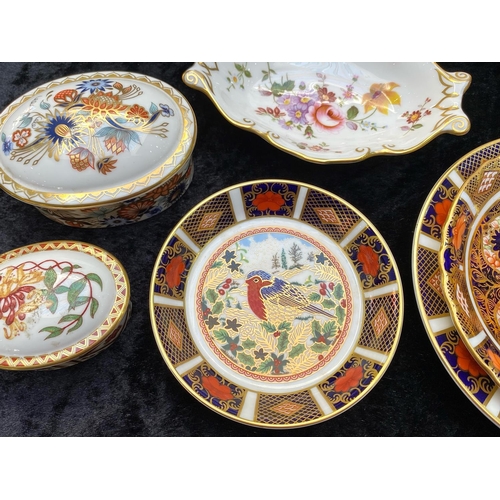 515 - Large Collection of Royal Crown Derby including a large plate, cup, saucer, side plate, Millenium ta... 