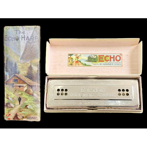 Vintage Echo Haromonica, the Echo Glockenreine Stimmung Harmonica By