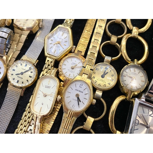 Collection of Assorted Wrist Watches ladies and gents bracelet