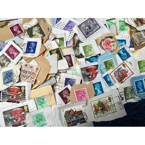 1388A - Stamp Interest - Box of stamps. Completely unsorted as received from a charity auction.