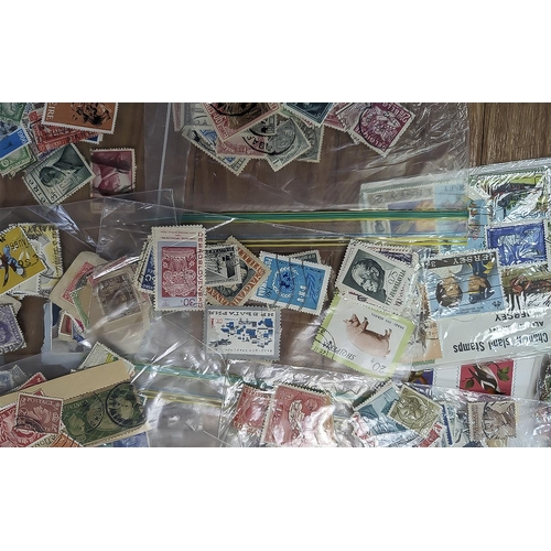 1453 - Stamp Interest - Collection of Stamps, some in an album and some loose, together with a Stanley Gibb... 