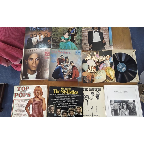 1459 - Box of Assorted LP Records. Includes Queen Elizabeth II Coronation Official Recording, Xmas Carols, ... 