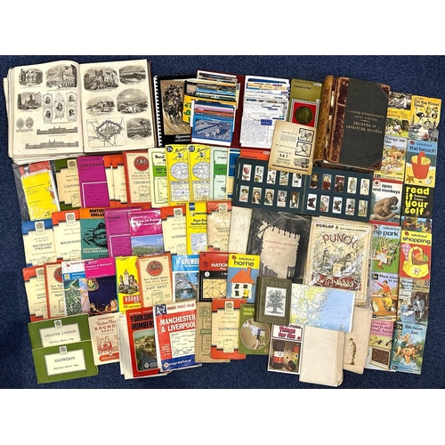 1473 - Collection Of Ephemera, To Include Wills Cigarette Card Album, Cigar Band Album, Blackpool Entertain... 