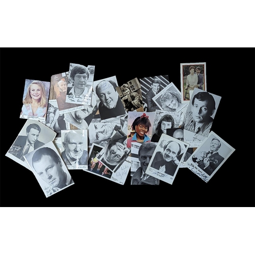 1478 - Film and TV Autographs on Photographs - 10 x 8 Inches and Postcards Size. Wonderful Collection Inclu... 