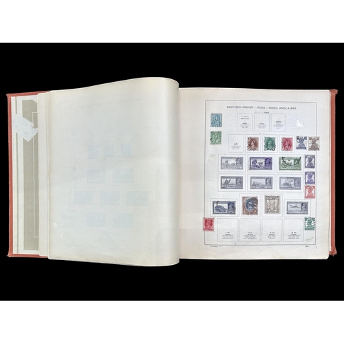 1483 - Schaubek Europa Stamp Album - Well Filled With Stamps From Around The World. Well Worth A Look.