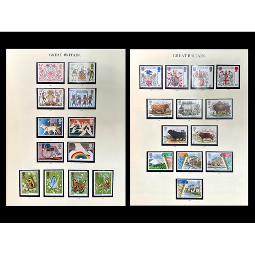 1484 - Stamp Interest - Two Albums Of Mostly Mint GB Commemorative Stamps.