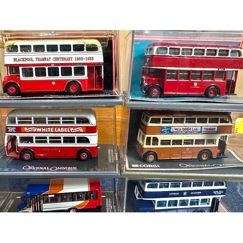 1516 - Corgi Transport Interest. A Good Collection of Corgi Omnibus Vehicles, All Look to be In Unused Cond... 