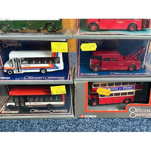 1523 - Corgi Original Ominbus Vehicles Interest. Good Collection of Corgi Transport Vehicles, All Look to B... 