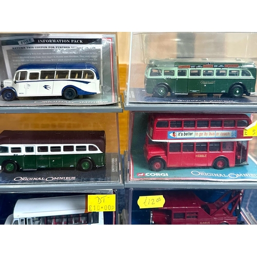 1523 - Corgi Original Ominbus Vehicles Interest. Good Collection of Corgi Transport Vehicles, All Look to B... 