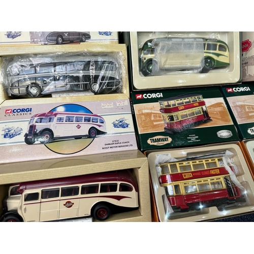 1526 - Corgi Transport Vehicles Interest. Good Collection of Corgi Transport Vehicles, All Look to Be In Un... 