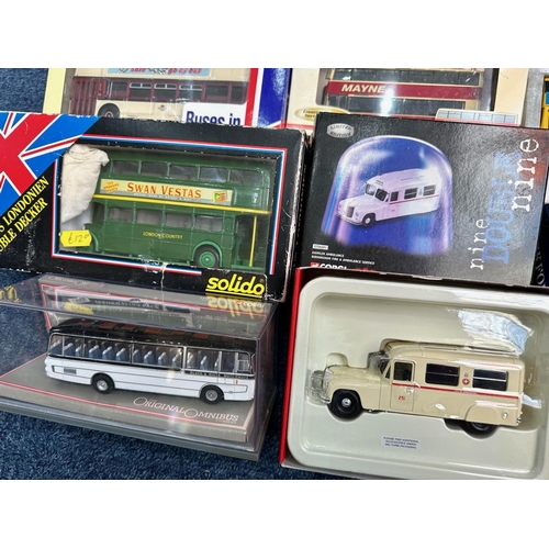 1529 - A Box of Assorted Transport Vehicles, All In Original Boxes, Vehicles Looks to be In Unused Conditio... 