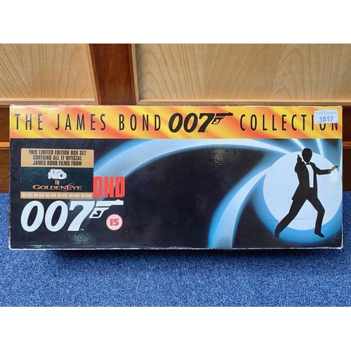 1535 - James Bond 007 Collection Full Set of Videos 17 in total. In original box