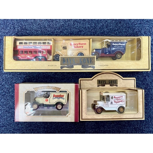 1564 - Collection of Die Cast Models, comprising two Vintage Model Vehicle Advertyising Vans, Co-operative ... 