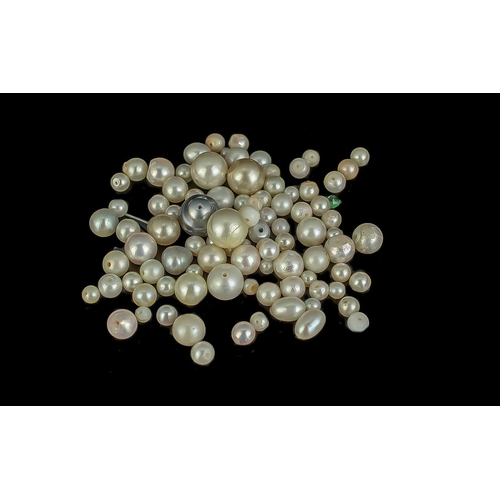 491 - 140cts Loose Pearls, Various sizes.