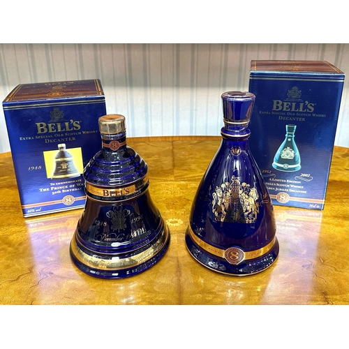 1371 - Two Bell's Limited Edition Old Scotch Whisky Decanters, boxed Golden Jubilee Decanter, and boxed Pri... 