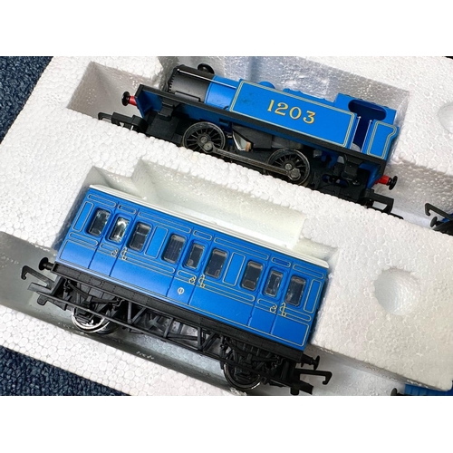 Hornby Caledonian Local Electric Train Set, boxed as new.