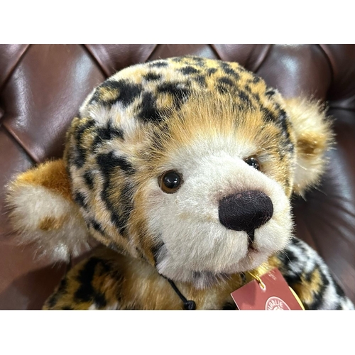 1374 - Charlie Bear 'Surabhi' No. CB125151.  Charlie Bears CB125151 Surabhi Leopard teddy bear, from the 20... 