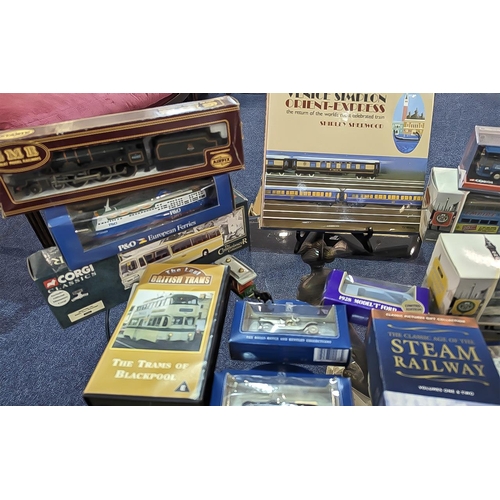 1404 - Railway Interest - Steam Railway Videos, Die Cast Models of coaches, etc., multi pack control unit, ... 