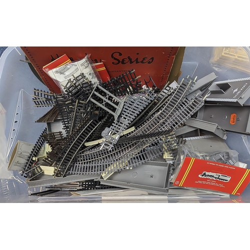 1528 - Railway Interest - Large Box of Assorted Hornby Railway Track & Accessories.  Large collection of tr... 