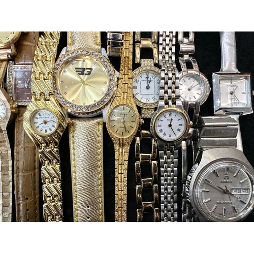 483A - Collection of Gentleman's & Ladies Wristwatches, bracelet and leather straps, including Pierre Nicol... 