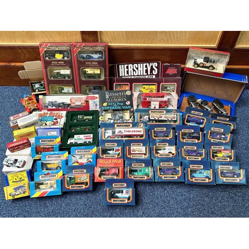 1386 - Matchbox Vehicles Interest. Good Box of Vehicles, Includes Big Top Circus Truck, The Cheeses of Engl... 