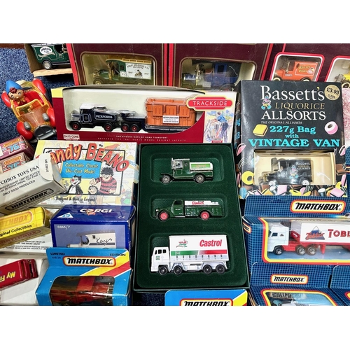 1386 - Matchbox Vehicles Interest. Good Box of Vehicles, Includes Big Top Circus Truck, The Cheeses of Engl... 