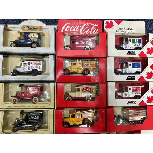 1389 - Lledo Vehicles Interest. Good Collection of Boxed Lledo ' Models of Days Gone By, Various Trucks, In... 