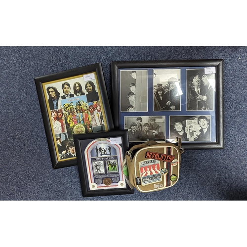 1390 - The Beatles Interest. 1960's Pop Interest - Includes The Beatles  Framed Prints, Thee Beatles Small ... 