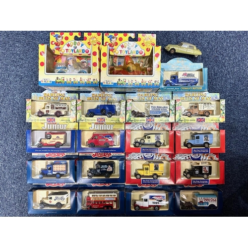 1394 - Lledo Interest. Collection of Boxed Lledo Vehicles, Includes Pepsi Cola Van, Penguin Van, Darling Bu... 