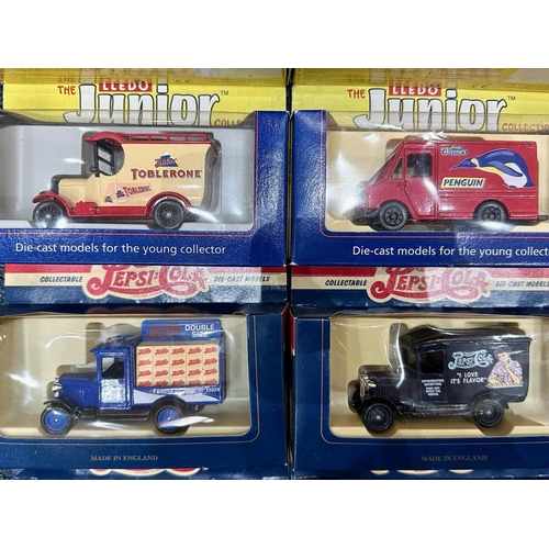 1394 - Lledo Interest. Collection of Boxed Lledo Vehicles, Includes Pepsi Cola Van, Penguin Van, Darling Bu... 