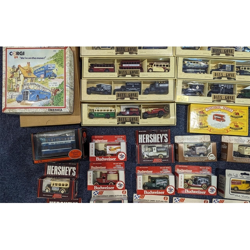 1409 - Large Collection of Boxed Collector's Vehicles. Includes Corgi Map Were on th Move, Days Gone Vehicl... 