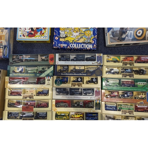 1409 - Large Collection of Boxed Collector's Vehicles. Includes Corgi Map Were on th Move, Days Gone Vehicl... 