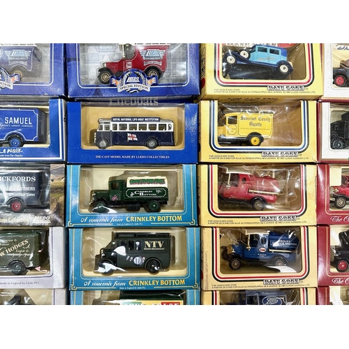 1411 - Box of Lledo Vehicles, Various Trucks / Vans etc + Some Other Vehicles. Please See Photos for Models... 