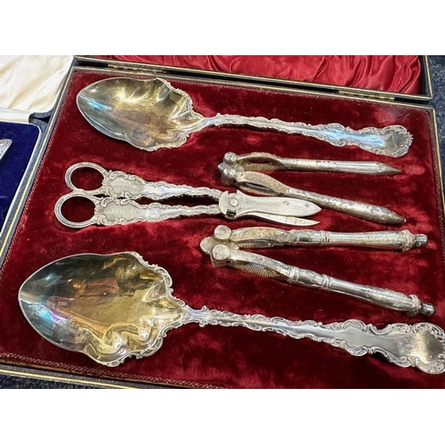 1237 - Collection of Plated Ware, including cutlery, boxed sets, trays, servers, napkin rings, etc.