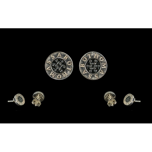 392 - Thomas Sabo Classic Ear Studs.  The classic ear studs made of 925 Sterling silver are adorned in the... 