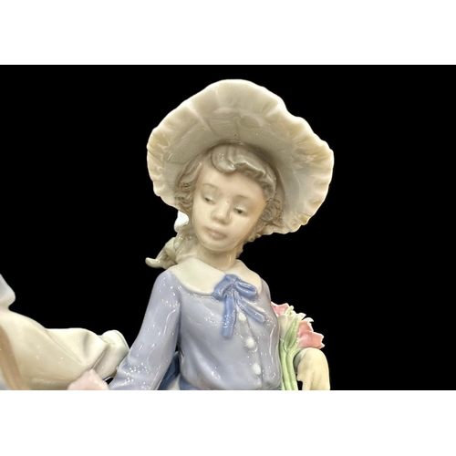 647 - Lladro Figure No. 5385, 'Lladro Figurine 5385 ''Scarecrow'' 9'' tall, depicting a lady with a scarec... 