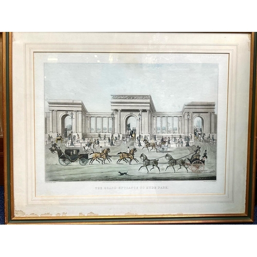 980 - Collection Of Paintings & Prints - To Include A Grand Entrance to Hyde Park, An Oil On Canvas, Signe... 