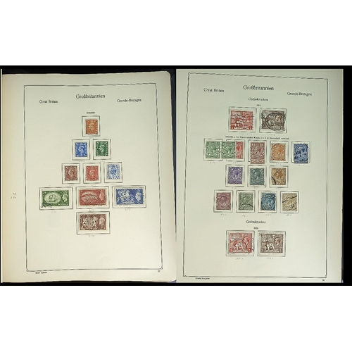 1356 - Stamps Interest GB Collection in printed album 1880's to 1951 includes 1887 Jubilee set to both shil... 