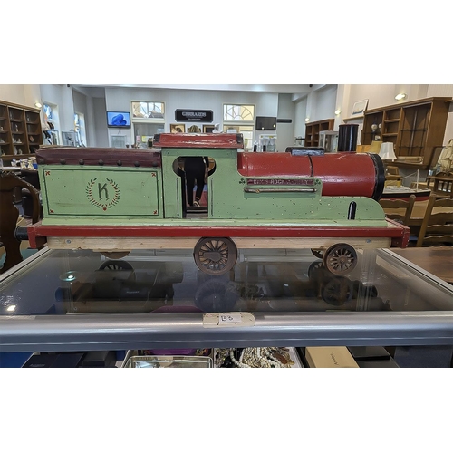 1449 - Very Large Scratch Built Train. Built With Metal, And Very Substantial. Size 34 Inches In length & 1... 