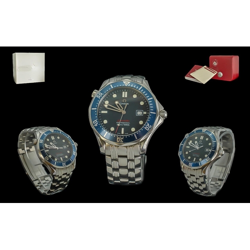 48A - Omega - Seamaster Professional Divers Automatic Gents Steel Wrist Watch. Ref No 22218000, Watched No... 