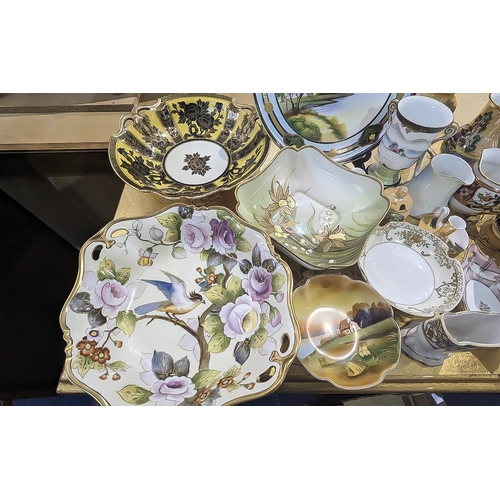 716 - Quantity of Noritake Porcelain, including large decorated bowls, jugs, dishes, candle holders, coffe... 