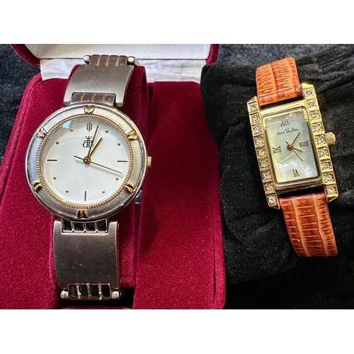 413 - Gentleman's & Ladies Quality Boxed Wristwatches, including Christian Santos set of matching ladies G... 