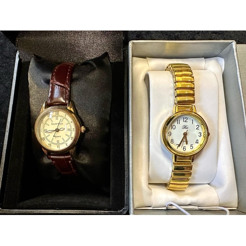 413 - Gentleman's & Ladies Quality Boxed Wristwatches, including Christian Santos set of matching ladies G... 