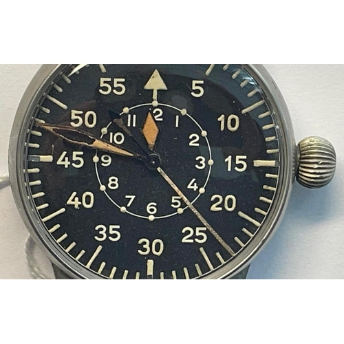 4 - Rare WWII German Military Luftwaffe B.UHR A. Navigators Observation watch by A. Lange & Sohne, ref. ... 