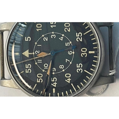 4 - Rare WWII German Military Luftwaffe B.UHR A. Navigators Observation watch by A. Lange & Sohne, ref. ... 