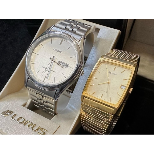 360 - Collection of Gents & Ladies Wristwatches, bracelet and leather straps, makes include boxed Rotary, ... 