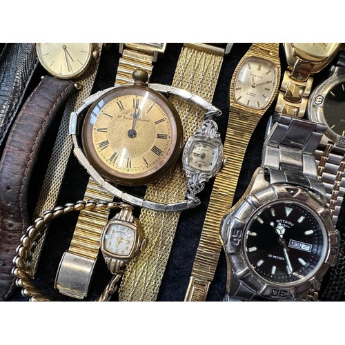 362 - Collection of Gents & Ladies Wristwatches, bracelet and leather straps, makes include boxed Accurist... 