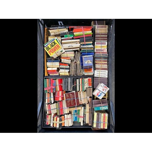 1399 - Matchbox Collection - comprising 335 boxes, book matches, covers and box tops.  Great collection for... 