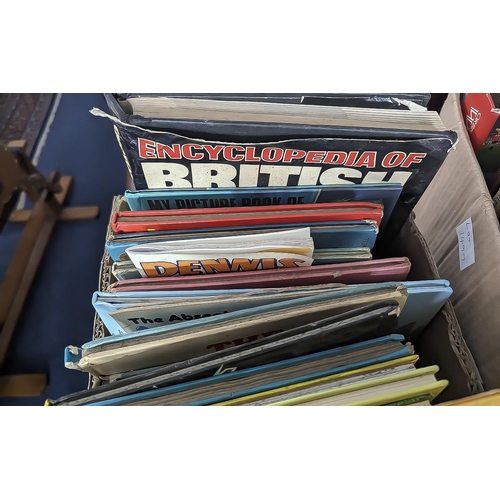 1497 - Large Quantity of Books, Annuals & Magazines, to include Asterix, Beano, football related and assort... 