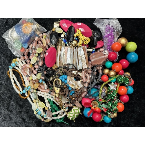 360 - Good Collection of Costume Jewellery. Includes Beads, Necklaces, Bracelets etc. Together with anothe... 